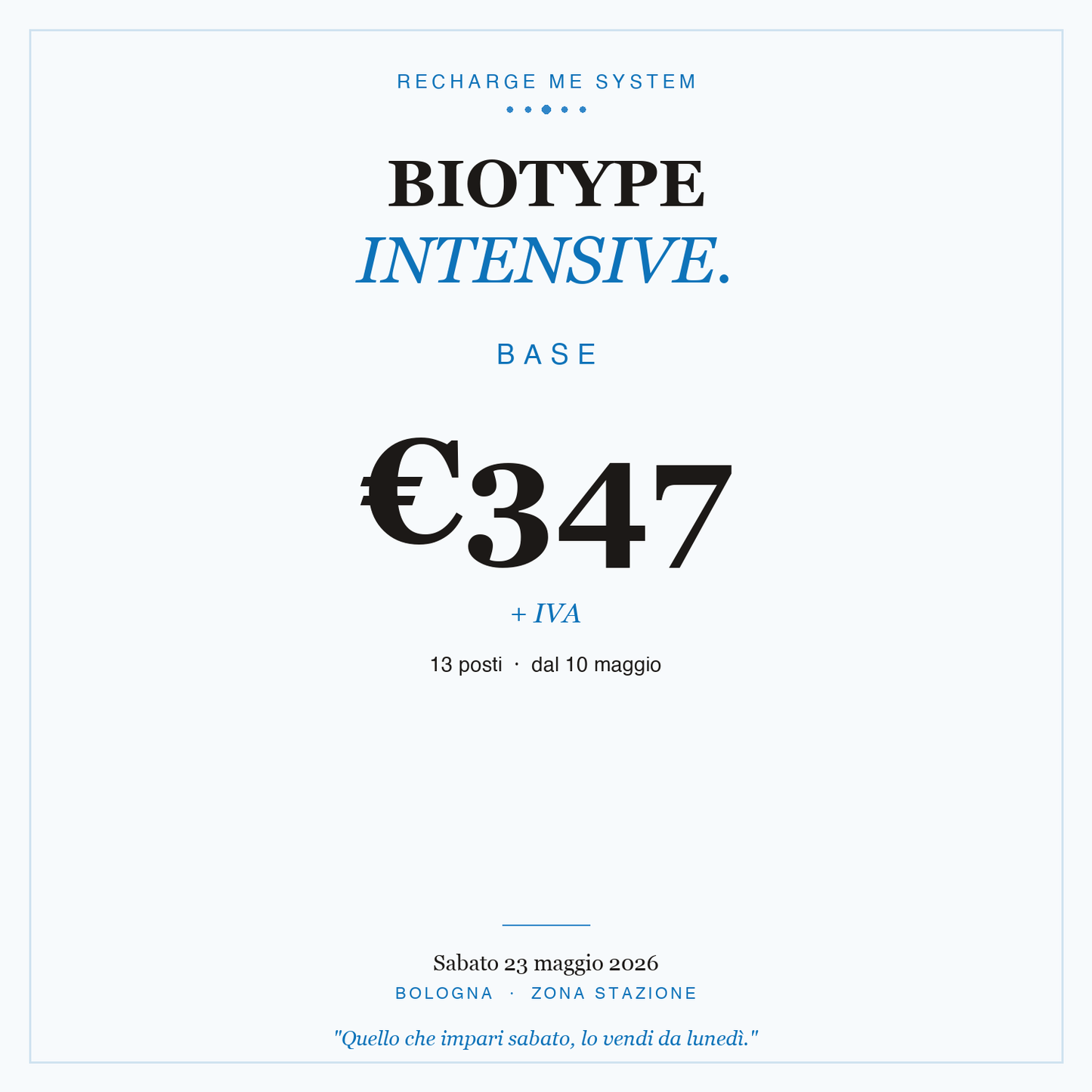 Biotype Intensive · Base
